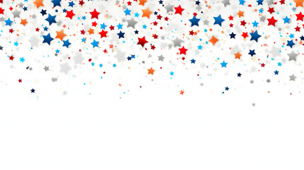 White background with colorful stars.