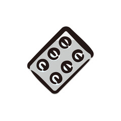 Medicine - Infectious disease and medical icon/illustration (Hand-drawn line, colored version)