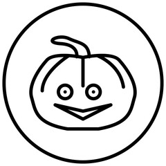 helloween pumpkin icon,  emoticon