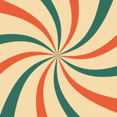 Vintage dark green and red carnival background. Circus flyer.