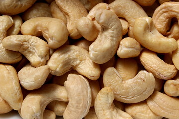 Cashews Cashewkerne Cashewnuss, Hintergrund, Textur