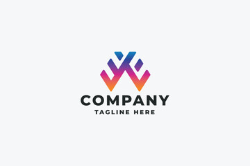 Fototapeta premium Westolas Letter W Pro Logo Template 