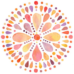 Abstract colorful mandala - 612105246