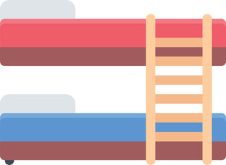 design vector image icons bunk-bed