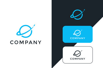 logo travel around the world simple modern © adata