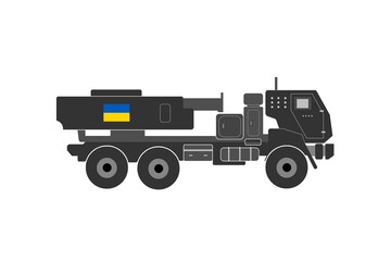 Lance-roquettes multiple motorisé ukrainien