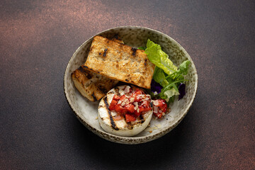 Delicious snack in a restaurant