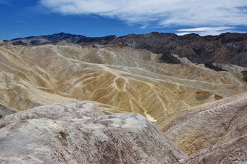 Rock Formations at Zabriskie Point, Death Valley National Park, California, USA