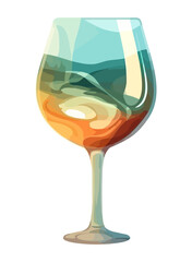 abstract wine glass drink