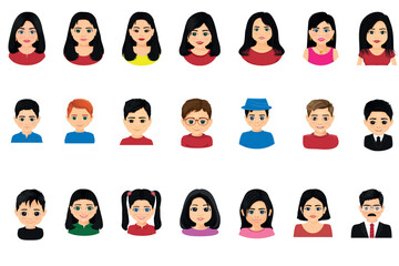 character set of men and women