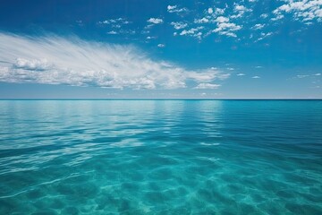 crystal clear lake reflecting the mountains in the background. Generative AI