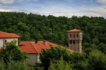 Fototapeta na wymiar Chernogorsky Monastery 