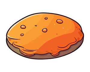 Healthy eating sign fresh cookie