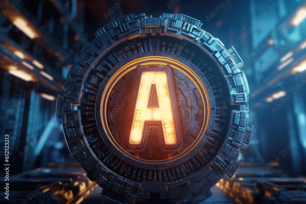 Aufkleber ai, artificial intelligence concept generative ai