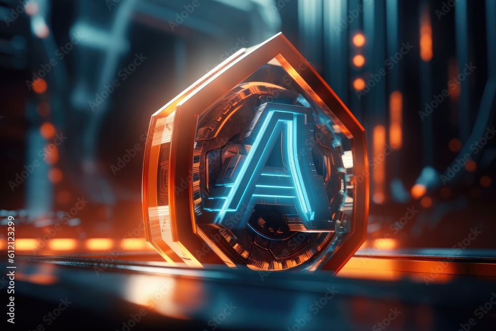 Poster ai, artificial intelligence concept generative ai