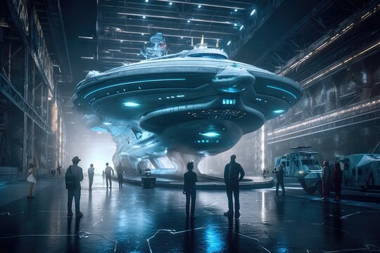 A futuristic city on a distant planet