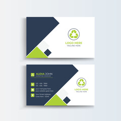 Modern Junk Removal Business Card - Creative and Clean Business Card Template. Creative corporate business card Template modern and Clean design.