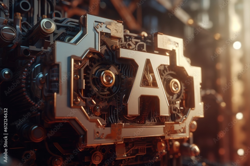 Poster ai, artificial intelligence concept generative ai
