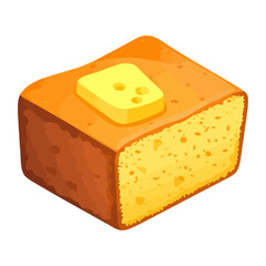 A gourmet bread with fresh organic ingredients