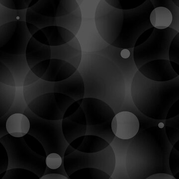 Animation - Multi kaleidoscope with 201 frames of Gray and Black circular shapes