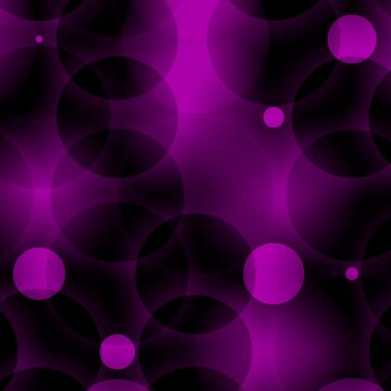 Animation - Multi kaleidoscope with 201 frames of Purple and Black circular shapes