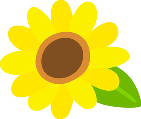 a flower-shaped illustration
