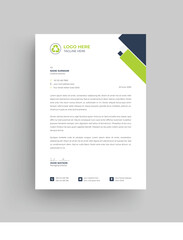 Modern Junk Removal Company Business Style Letterhead Design Vector Template For Your Project. Simple And Clean Print Ready Design, Elegant Flat Design Vector Illustration. 