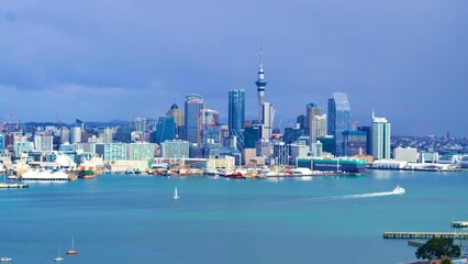 Obraz premium Auckland Skyline during day time