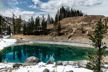 the sapphire green lake Karersee
