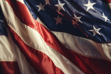 Fototapeta na wymiar USA flag background. Generative AI