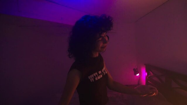 girl dancing in her room euphoria camera moves