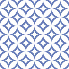 Vector. Seamless mediterranean geometric pattern, ornamental swatches. Talavera template. Portuguese Azulejo. Turkish decoration. Moroccan mosaic. Spanish porcelain. Ceramic dishes, folk ornament.