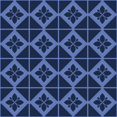Vector. Seamless mediterranean geometric pattern, ornamental swatches. Talavera template. Portuguese Azulejo. Turkish decoration. Moroccan mosaic. Spanish porcelain. Ceramic dishes, folk ornament.