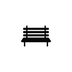 Bench icon vector illustration on white background