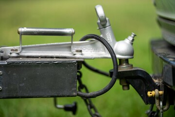 Trailer hooked up to car 