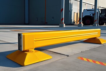 Dock Leveler Protection: Loading Dock Bumper Safety Equipment for Industrial Business to Prevent Damage and Ensure Safety. Generative AI