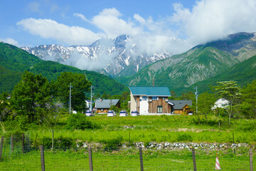 美しい北アルプスの風景