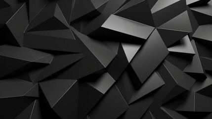 Abstract modern black background. Generative AI