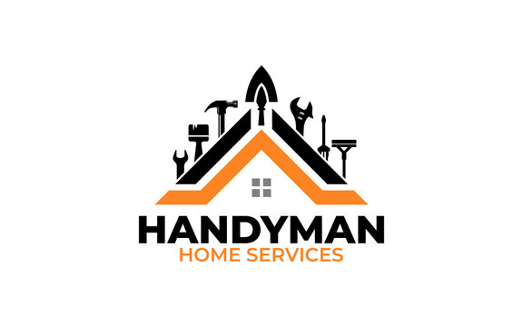 Illustration vector graphic of construction, home repair, and Building renovation concept logo design template