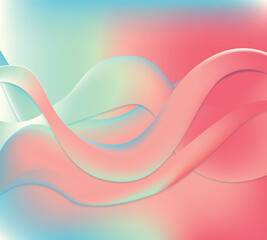 Colorful gradient geometric shapes background, Abstract waves modern background, For banner and other design template