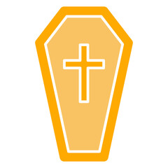 Fototapeta premium christian casket wooden