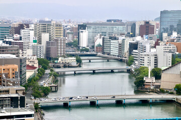 博多ポートタワーからの眺望（福岡県・福岡市）