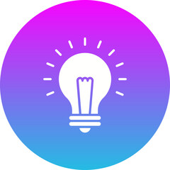 Fototapeta premium Lightbulb Icon
