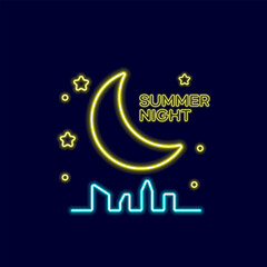 Summer neon sign 