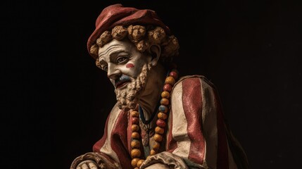 greek statue of a clown