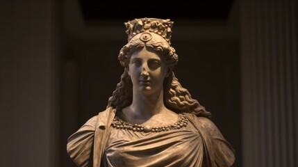 greek statue of a goddess