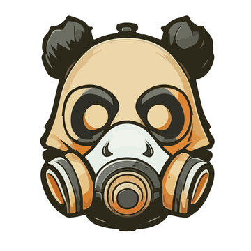 Panda Cybermask: A Wild Illustration of Isolated Animal Protection in Gas