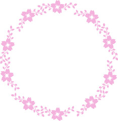The sakura boarder png image