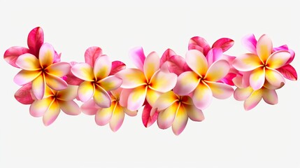 hawaii garland of frangipani flowers