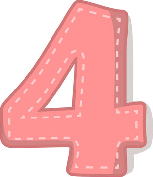 number 4 clipart